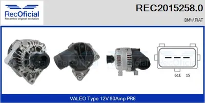 Alternador Bmw 5 · Bmw 5 Touring · Bmw Z3 Coupe