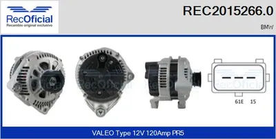 Alternador Bmw 7 · Bmw 5 · Bmw 5 Touring