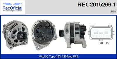 Alternador Bmw 7 · Bmw 5 · Bmw 5 Touring