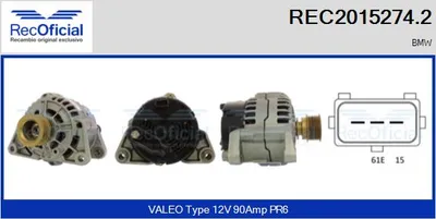 Alternador Bmw 3 Compact · Bmw 3 Convertible · Bmw 3