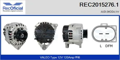 Alternador Audi A4 B5 · Audi A8 D2 · Vw PASSAT B5