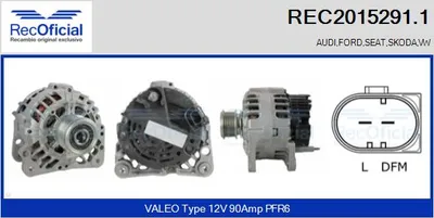 Alternador Seat CORDOBA · Seat IBIZA II · Vw SHARAN