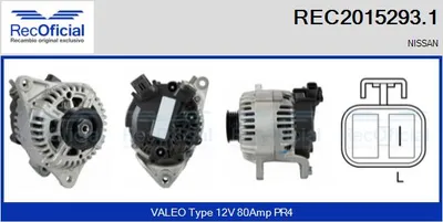 Alternador Nissan MICRA III