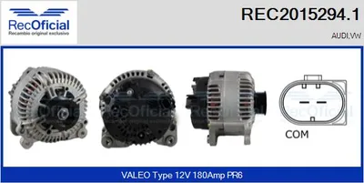 Alternador Vw TOUAREG · Audi A8 D3 · Audi A6 C6