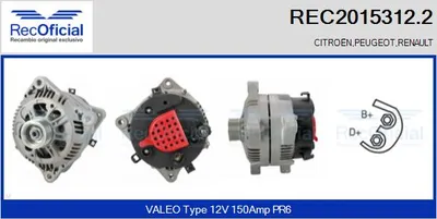 Alternador Citroën XANTIA · Peugeot 605 · Citroën XANTIA Break