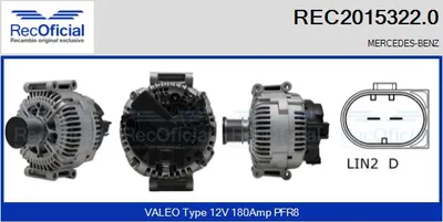 Alternador Mercedes-Benz G-CLASS · Mercedes-Benz G-CLASS Cabrio · Mercedes-Benz M-CLASS