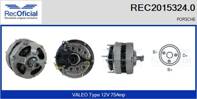 Alternador Porsche 911 · Porsche 911 Targa · Porsche 914