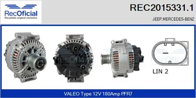 Alternador Mercedes-Benz C-CLASS · Mercedes-Benz C-CLASS T-Model · Mercedes-Benz E-CLASS