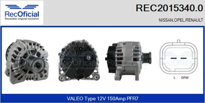 Alternador Renault LAGUNA II · Renault LAGUNA II Grandtour · Renault TRAFIC II Bus