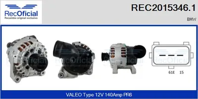 Alternador Bmw 7 · Bmw 5 · Bmw 5 Touring