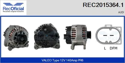 Alternador Audi A4 B7 · Audi A4 B7 Avant · Audi A4 B7 Convertible