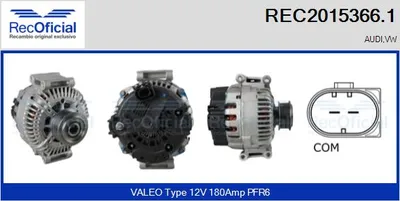 Alternador Audi A6 C6 · Audi A6 C6 Avant · Audi A6 Allroad C6