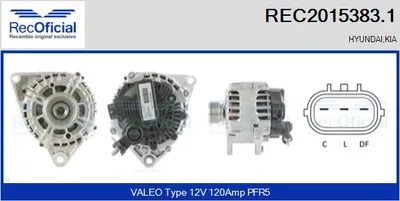 Alternador Kia CEE'D Hatchback · Kia CEE'D SW · Kia PRO CEE'D
