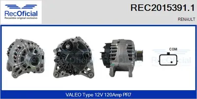 Alternador Renault MEGANE III Hatchback · Renault MEGANE III Coupe · Renault MEGANE III Grandtour