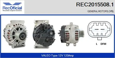 Alternador Opel ASTRA J · Opel ASTRA J Sports Tourer · Opel ASTRA J Saloon