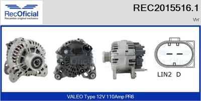Alternador Vw TOURAN
