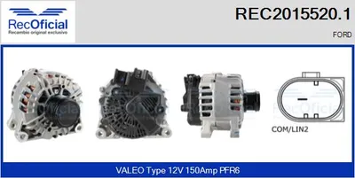Alternador Ford GALAXY II · Ford S-MAX · Ford MONDEO IV Saloon