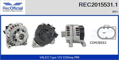 Alternador Bmw X5 · Bmw X6 · Bmw 5