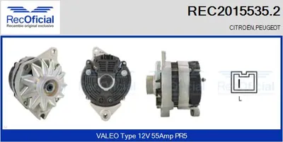 Alternador Peugeot 405 I Break · Peugeot 405 I · Citroën BX