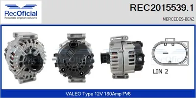 Alternador Mercedes-Benz VIANO · Mercedes-Benz VITO Bus · Mercedes-Benz VITO / MIXTO Van