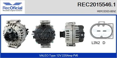 Alternador Mercedes-Benz S-CLASS
