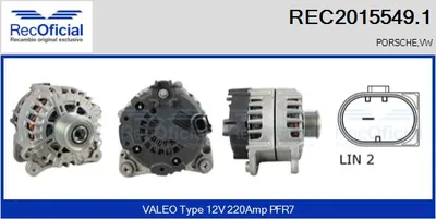 Alternador Porsche CAYENNE