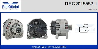 Alternador Renault LAGUNA III · Renault LAGUNA III Grandtour · Renault MEGANE III Hatchback