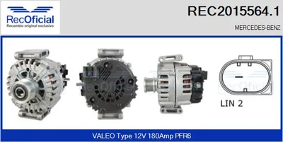 Alternador Mercedes-Benz GLK-CLASS · Mercedes-Benz E-CLASS · Mercedes-Benz E-CLASS T-Model