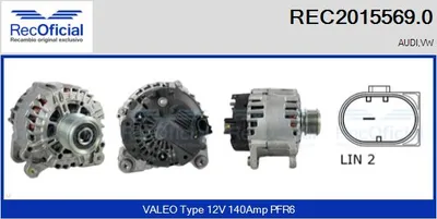 Alternador Vw CADDY III Box Body/MPV · Vw CADDY III MPV · Audi A1