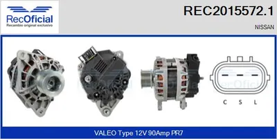 Alternador Nissan MICRA IV
