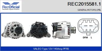 Alternador Opel CORSA D · Opel INSIGNIA A · Opel INSIGNIA A Saloon