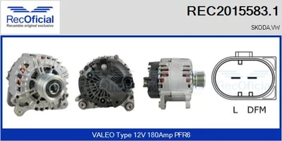 Alternador Vw PASSAT B6 · Vw PASSAT B6 Variant · Vw CRAFTER 30-35 Bus