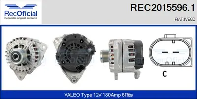 Alternador Fiat DUCATO Bus · Fiat DUCATO Van · Fiat DUCATO Platform/Chassis