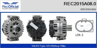 Alternador Mercedes-Benz M-CLASS · Mercedes-Benz GLE Coupe · Mercedes-Benz GLE