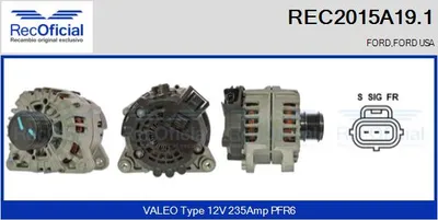 Alternador Ford Usa EDGE · Ford S-MAX · Ford GALAXY III