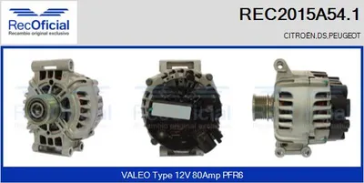 Alternador Citroën C4 Coupe · Citroën C4 I · Peugeot 207