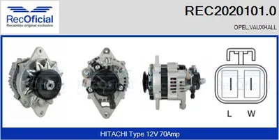Alternador Opel COMBO Box Body/MPV · Opel CORSA B · Opel ASTRA F Saloon