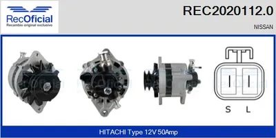 Alternador Nissan TERRANO I · Nissan URVAN Bus · Nissan TERRANO II