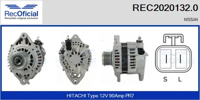 Alternador Nissan PATROL GR V Wagon