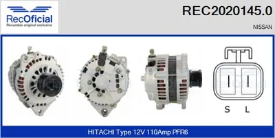 Alternador Nissan X-TRAIL I · Nissan PRIMERA · Nissan PRIMERA Estate