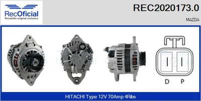 Alternador Mazda DEMIO