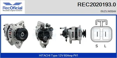 Alternador Isuzu D-MAX I