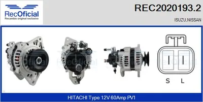 Alternador Isuzu D-MAX I