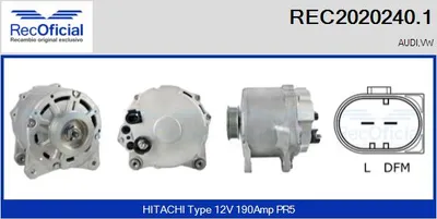 Alternador Audi A4 B7 Convertible