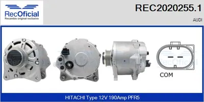 Alternador Audi A8 D3 · Audi A6 C6 Avant · Audi Q7