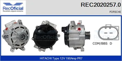Alternador Porsche CAYENNE