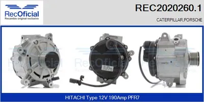 Alternador Porsche PANAMERA