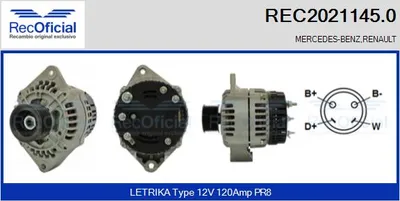 Alternador Mercedes-Benz E-CLASS · Mercedes-Benz E-CLASS T-Model