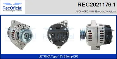 Alternador Nissan PRIMERA · Morgan PLUS EIGHT