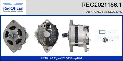 Alternador Fiat CROMA · Alfa Romeo 33 · Alfa Romeo 33 Sportwagon